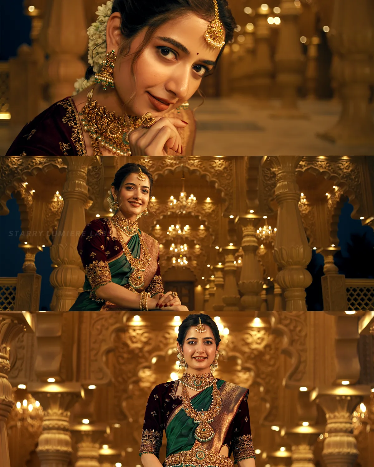 Ashika Ranganath in Gold jewellery Ad