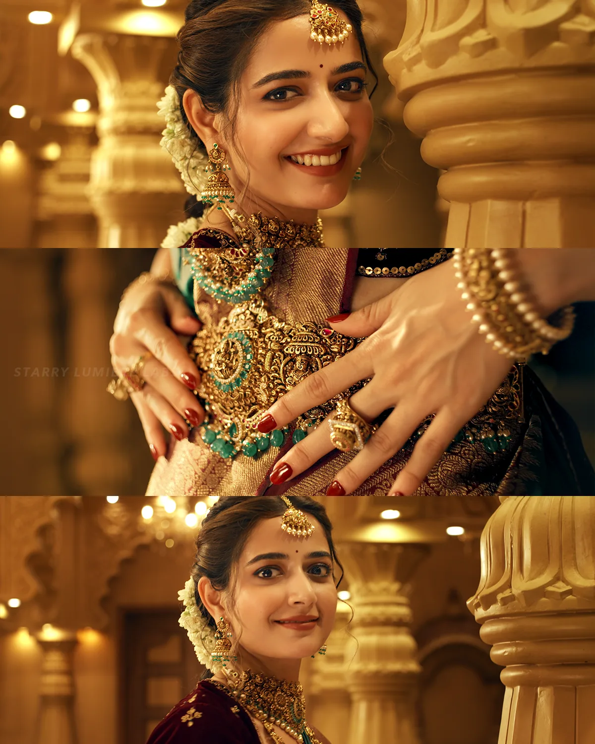 Ashika Ranganath in Gold jewellery Ad