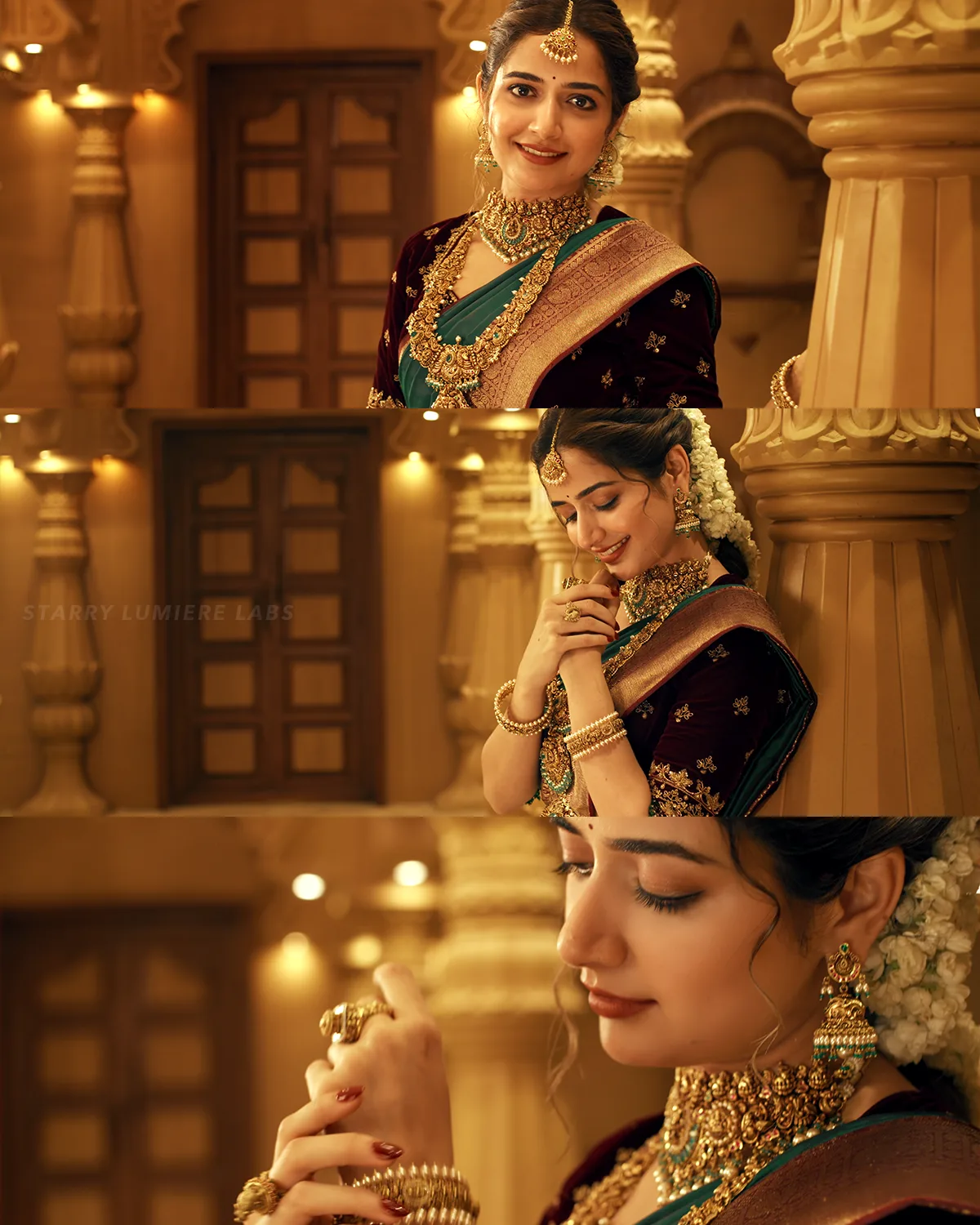 Ashika Ranganath in Gold jewellery Ad
